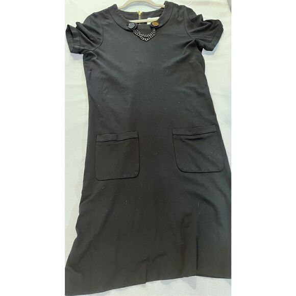 Kate Spade BACK ZIP CHAIN NECKLINE POCKETED DRESS WOMENS SZ 6 - Picture 14 of 14